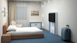 Двери для комнат в номерах, Гостиница